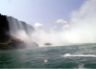 Cascate del Niagara dal basso lato Stati Uniti Niagara falls